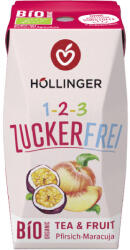 Höllinger Höllinger bio őszibarack-maracuja cukormentes frissítő 200 ml - vegyesbolt