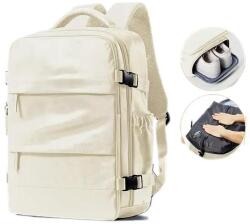  Utazó Hátizsák- Vákuumos -Tört Fehér- 40 X 25 X 20 CM (NH5873473-1-1-1) - olcsotaskak - 21 990 Ft