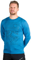 Northfinder Tricou outdoor lana merino barbati Erno blue (108436-281-103)