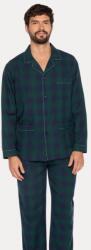 GUASCH FRANCISCO férfi flanel pizsama XL Zöld / Green