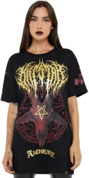 KILLSTAR Tricou unisex KILLSTAR x ALCHEMY - Baphomet Zisurru - Black - KSRA013349