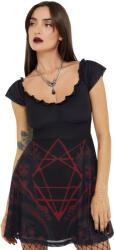 KILLSTAR Rochie de damă KILLSTAR x ALCHEMY - Atargatis - Black/Red - KSRA013347