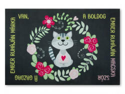  Macskaszőr - Cicás vicces lábtörlő (60×40 cm) (CQ04861)