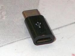 MicroUSB → USB-C átalakító adapter (adatátvitelre és tápellátásra is) (T22112)