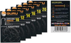 Guru MWG 8 Füles, Szakáll Nélküli Feeder Horog 10db (GSMW08)