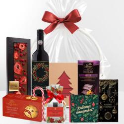 Ajándékküldő szolgálat Vörösfenyő karácsonyi ajándékkosár