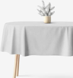 Goldea ovális karácsonyi exkluzív terítő - ezüst csillogású 120 x 160 cm