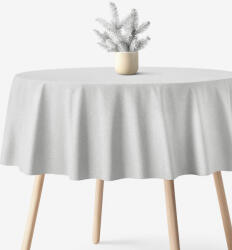 Goldea kör alakú exkluzív terítő - ezüst csillogású Ø 120 cm