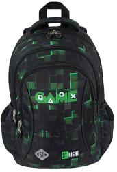St. Majewski St. Right ergonomikus iskolatáska, hátizsák 39 cm - Green Game (681523)