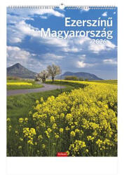 TopTimer Naptár, fali, TOPTIMER, "Ezerszínű Magyarország (27T9300-07A)