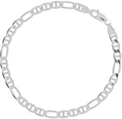 Argento-ekszer Ezüst karkötő - Figaruchi minta, szélessége 5 mm (I5306)
