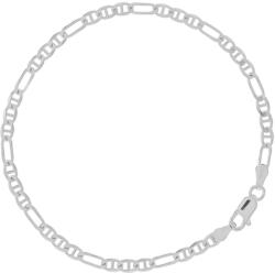 Argento-ekszer Ezüst karkötő - Figaruchi minta, szélessége 3 mm (I5152)