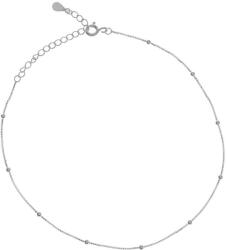 Argento-ekszer Ezüst bokalánc - golyó, hossza 22 - 26 cm (91781)