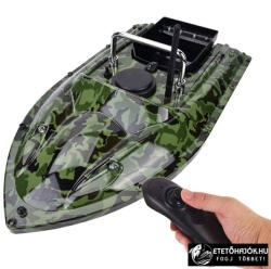 Flytec D13 Camou Carp Horgász Etetőhajó Beépített Akkumulátorral