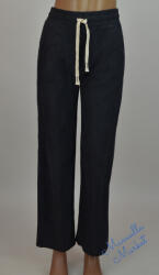  Egyenes Szárú, Mikrobársony Sötétszürke Nadrág! L/XL-es