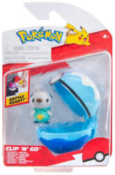 Pokémon - figurina deluxe de actiune, oshawott + dive ball (BPKW4158) Figurina