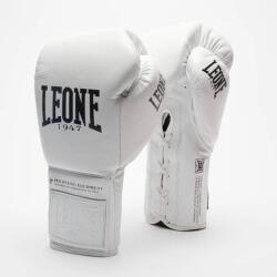 Leone Manusi de Box Leone The Greatest cu Siret Albe (GN111L-alb-16oz)