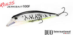 Duo REALIS JERKBAIT 100F 10cm 13.7gr ACCZ402 Gunmetal M White Tiger