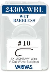 VARIVAS CARLIGE FLY 2430V-WBL WET V-CUT 1x 2x Heavy NR 8 Barbless