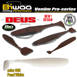 Biwaa SHAD DEUS 4 10cm 008 Pearl White