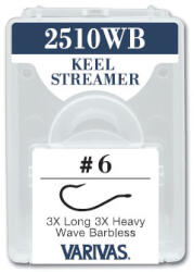 VARIVAS Carlige Fly Kell Streamer 2510wb Nr 6 F/barb