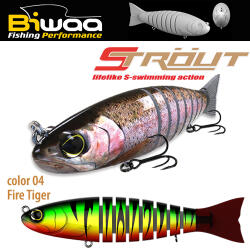 Biwaa SWIMBAIT STROUT 5.5 14cm 29gr 04 Fire Tiger