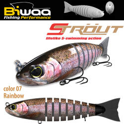 Biwaa SWIMBAIT STROUT 6.5 16cm 52gr 07 Rainbow