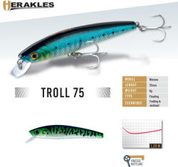 Herakles VOBLER TROLL 75F 7.5cm 6gr Sgombro