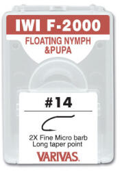 VARIVAS CARLIGE FLY IWI F-2000 2X FINE NR 14 micro barb