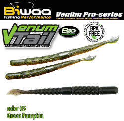 Biwaa SHAD VENUM TAIL 4 10cm 05 Green Pumpkin
