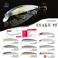 Herakles VOBLER SNAKE 95SP 9.5cm 9gr Shad