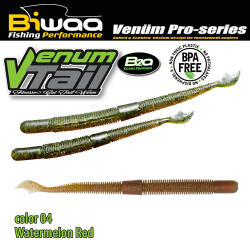 Biwaa SHAD VENUM TAIL 4 10cm 04 Watermelon Red