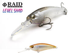 Raid LEVEL SHAD 50.3mm 4.3gr Su 010 Jewel Wakasagi