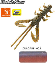 Tiemco SHAD TIEMCO BLACK OUT CRAW 4 10cm Culoare 002