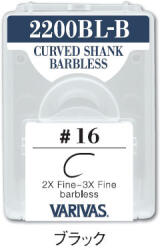 VARIVAS Carlige Fly 2200bl Black 2x-3x Fine Nr 16 F/barb