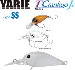 Yarie Jespa VOBLER YARIE 675 T-CRANKUP JR TYPE SS 2.8mm 2.1gr Culoare C1 Clear