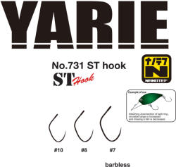Yarie Jespa CARLIGE YARIE 731 ST NANOTEF 08 Barbless