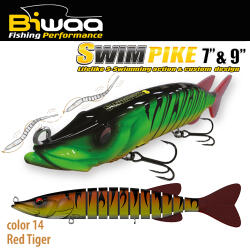 Biwaa SWIMBAIT SWIMPIKE SS 9 24cm 62gr 14 Red Tiger