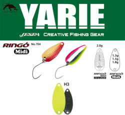 Yarie Jespa OSCILANTA YARIE 704 RINGO MIDI 1.8gr Culoare H3 Chart Glitter