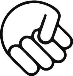 Stickify Ököl matrica