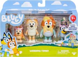 Moose Bluey - Figure 4-Pack - Wedding Time Figurina
