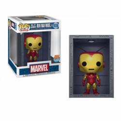 Funko ! Deluxe: Marvel Hall of Armor: Iron Man Model 4 (Metallic) (PX Previews Exclusive) #1036 Bobble-Head Vinyl Figure Figurina