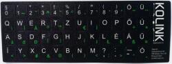 KOLINK Billentyűzet matrica HU Black/White (KBKOHUBLW) - oneclick