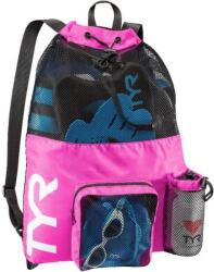 TYR Rucsac pentru înot tyr big mummy mesh bag negru/roz