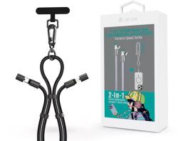 DEVIA USB 2.0 Type C Lightning Töltő/adat Fekete 1.6m ST112148 (ST112148)