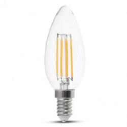 V-TAC Bec E14 Cu Filament Led 4w 3000k - sculeunelteaccesorii - 10,70 RON