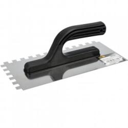 TOYA Gletiera inox crestata, 130x280 mm, dimensiune dinti 10x10 mm