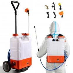 OMS Aparat de stropit cu acumulator, 12 V / 7.2 Ah, capacitate 15 l, 6 duze, tip rucsac si carucior, Debit 3.6 l/min, 0-6.4 Bar Pulverizator