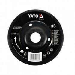 TOYA Disc circular raspel depresat 125x22.2mm, Nr 3, Yato