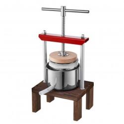 Vevor Presa manuala pentru struguri, citrice, vinete Vevor, suport lemn, capacitate 1.56 l, cos inox, diametru cos 13 cm